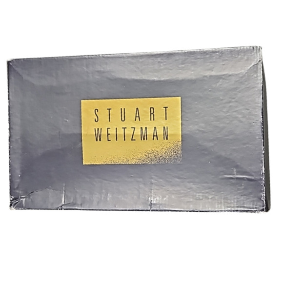 Stuart Weitzman Purple Suede Goldtone Stiletto Heel Pumps Size 7 1/2 M - Picture 15 of 15